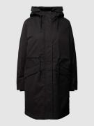 Marc O'Polo Denim Mantel mit Kapuze in Black, Größe XL