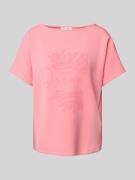 Christian Berg Woman T-Shirt mit Rundhalsausschnitt in Pink, Größe S