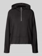s.Oliver RED LABEL Loose Fit Hoodie aus Viskose-Mix in BLACK, Größe 34