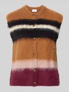 Jake*s Collection Regular Fit Strickweste mit Rundhalsausschnitt in Ha...