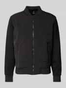 BOSS Steppjacke mit Label-Print Modell 'Skiles' in Black, Größe L