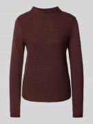Marc O'Polo Regular Fit Strickpullover aus reiner Baumwolle in Bordeau...