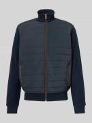 bugatti Steppjacke mit Reißverschlusstaschen in Marine, Größe L