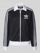 adidas Originals Trainingsjacke mit Stehkragen und Logo in Black, Größ...