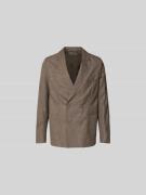Officine Générale Anzugjacke aus reiner Viskose in Taupe, Größe 48