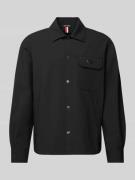 Antony Morato Hemdjacke mit Label-Detail in Black, Größe 46