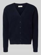 Casual Friday Strickjacke mit Knopfleiste Modell 'KARL' in Marine, Grö...