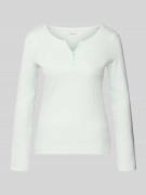 Tom Tailor Regular Fit Langarmshirt aus Baumwoll-Mix in Mint, Größe L