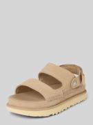 UGG Sandalette aus Leder Modell 'GOLDENSTAR GLIDE' in Sand, Größe 37