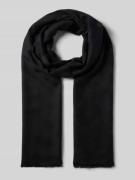 BOSS Schal aus Modal-Woll-Mix Modell 'MONYQUE' in Black, Größe 1