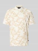 MAERZ Muenchen Regular Fit Poloshirt mit Label-Detail in Sand, Größe 5...