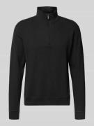 BOSS Regular Fit Sweatshirt aus Baumwoll-Mix in Black, Größe XXL