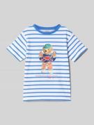 Polo Ralph Lauren Teens T-Shirt mit Polo Bear Print in Bleu, Größe L