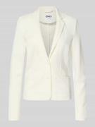 Only Taillierter Blazer aus Viskose-Mix Modell 'POPTRASH' in Offwhite,...