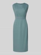 BOSS Knielanges Etuikleid aus Viskose-Mix Modell 'DETIRA' in Mint, Grö...