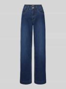 MAC Wide Leg Jeans mit 5-Pocket-Design in Dunkelblau, Größe 32/32