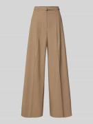 HUGO Weite Hose mit Viskose-Anteil Modell 'HAWELSA' in Beige Melange, ...
