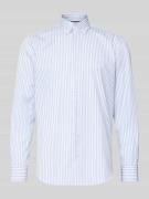 Christian Berg Men Regular Fit Business-Hemd mit Knopfleiste in Bleu, ...