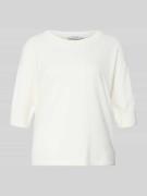 B.Young Regular Fit T-Shirt aus Viskose-Mix Modell 'Morla' in Offwhite...