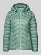 s.Oliver RED LABEL Regular Fit Steppjacke mit abnehmbarer Kapuze in Kh...