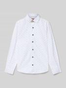 G.O.L. Hemd mit Knopfleiste in Weiss, Größe 134