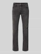 Only & Sons Slim Fit Jeans aus Baumwoll-Mix Modell 'LOOM' in Dunkelgra...