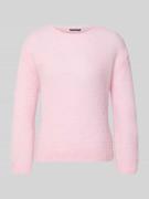 Luisa Cerano Regular Fit Pullover mit Alpaka-Anteil in Strick-Optik in...