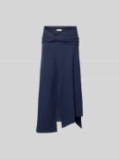 Victoria Beckham Midikleid im asymmetrischen Design in Marine, Größe M