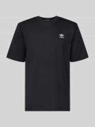 adidas Originals T-Shirt mit Label-Stitching in Black, Größe L