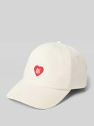HUGO Basecap aus reiner Baumwolle Modell 'CARA-VALENTINE' in Offwhite,...