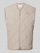 Calvin Klein Jeans Steppweste mit Reißverschluss in Sand, Größe XL