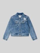 s.Oliver RED LABEL Regular Fit Jeansjacke aus Baumwoll-Lyocell-Mix in ...