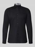 OLYMP Level Five Slim Fit Businesshemd aus Baumwoll-Mix mit Kentkragen...