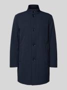 MCNEAL Kurzmantel mit Stehkragen und Eingrifftaschen in Dunkelblau, Gr...
