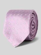 Gierremilano Seidenkrawatte aus reiner Seide mit Allover-Stitching (7,...