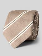 Gierremilano Seidenkrawatte aus reiner Seide mit Logo-Patch in Mittelb...