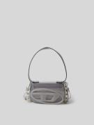Diesel Shoulder Bag mit Logo-Detail in Metallic Black, Größe 1