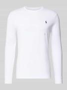 Polo Ralph Lauren Custom Slim Fit Longsleeve mit Label-Stitching in We...