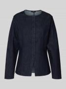 OPUS Hemdbluse mit Knopfleiste Modell 'Fartis' in Dunkelblau, Größe 34