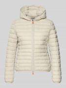 SAVE THE DUCK Steppjacke mit Kapuze Modell 'DAISY' in Beige, Größe L