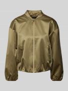 s.Oliver BLACK LABEL Oversized Blouson mit elastischem Saum in Oliv, G...