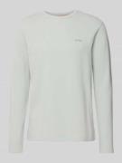 BOSS Orange Regular Fit Langarmshirt aus Baumwoll-Mix Modell 'TEMPESTO...