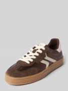 Tamaris Low Top Sneaker aus echtem Rindsleder in Dunkelbraun, Größe 36