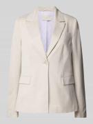 Milano Italy Regular Fit Blazer mit Pattentaschen in Silber, Größe 46