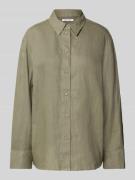 Samsøe Samsøe Regular Fit Leinenbluse mit Knopfleiste Modell 'SANOT' i...