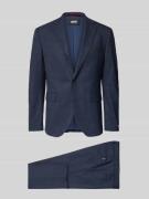 CINQUE Regular Fit Anzug aus Viskose-Mix Modell 'Dalotti' in Marine, G...