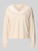 LIU JO SPORT Relaxed Fit Pullover aus Viskose-Mix in Strick-Optik in S...