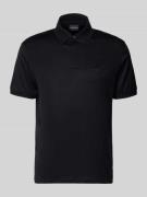 Emporio Armani Poloshirt mit kurzer Knopfleiste in Black, Größe L