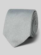 OLYMP Seidenkrawatte aus reiner Seide mit Logo-Patch (6,5 cm) in Gruen...