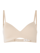 Skiny T-Shirt-BH mit wattierten Cups - bügellos in Beige, Größe 85B